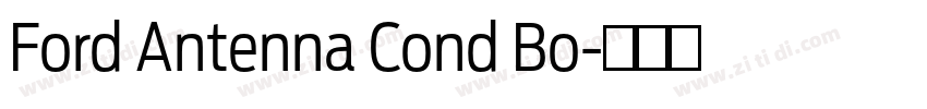 Ford Antenna Cond Bo字体转换